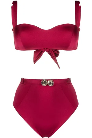 Noire Swimwear Seashell bandeau bikini set