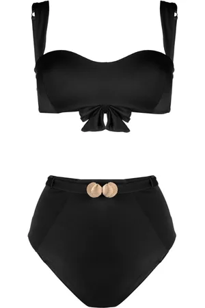 Noire Swimwear Seashell bandeau bikini set