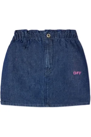 OFF-WHITE Off Stamp denim miniskirt