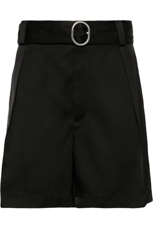 Jil Sander Pressed-crease belted shorts
