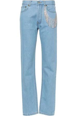 Forte Dei Marmi Crystal-embellished straight leg jeans