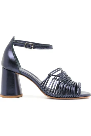 Sarah Chofakian Thiomphe metallic leather sandals