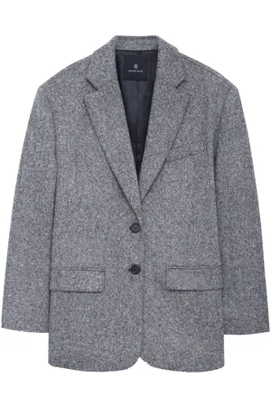 ANINE BING Quinn notched-lapels blazer