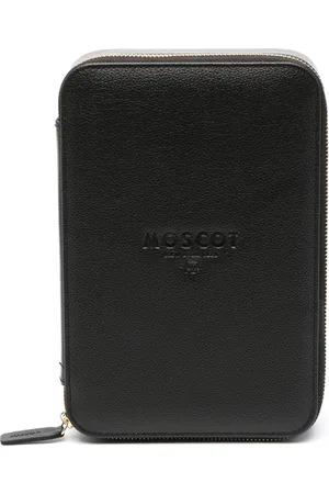 MOSCOT Logo-debossed zipped travel bag
