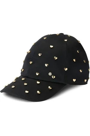 Le Mont St Michel Tiger stud-embellished cotton cap