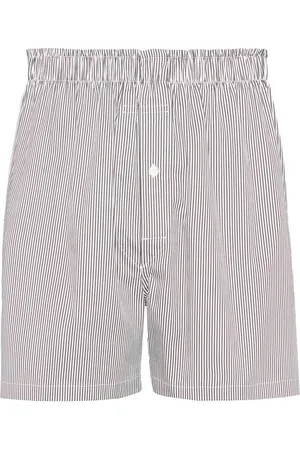 Maison Margiela Stripe-print elastic-waist shorts