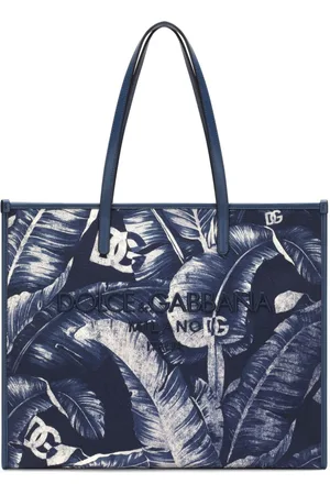 Dolce & Gabbana Logo-embroidered canvas shoulder bag