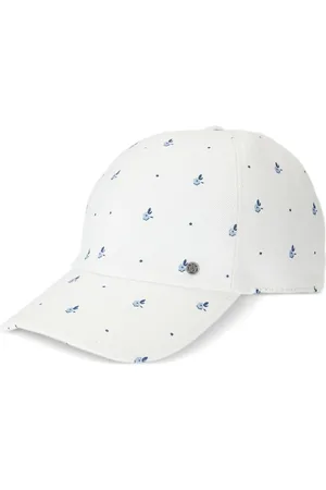 Le Mont St Michel Tiger floral-print cap