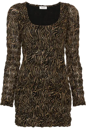 Nanushka Frensi zebra-print minidress
