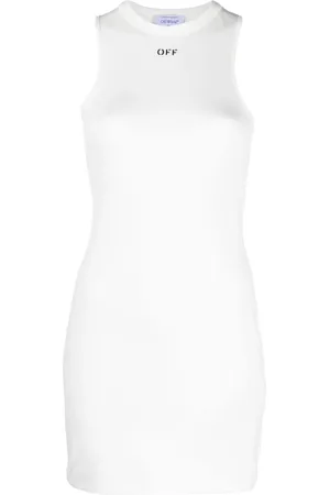 OFF-WHITE Sleek Rowing bodycon minidress