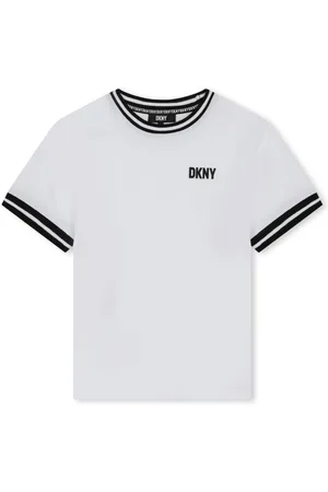 DKNY Logo-print organic-cotton T-shirt