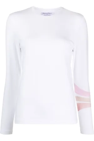 Madison.Maison 3 Stripe long-sleeved T-shirt