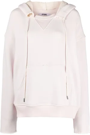 PNK Ripped cotton hoodie