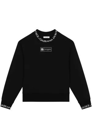 Dolce & Gabbana Logo-appliqué cotton sweatshirt