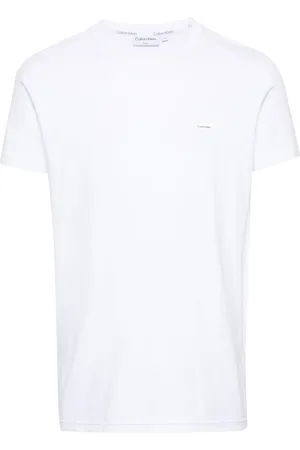 Calvin Klein Logo-patch stretch-cotton T-shirt