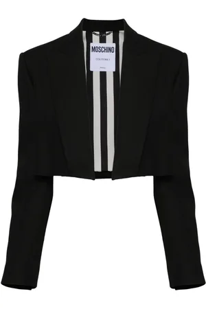 Moschino Open-front cropped blazer