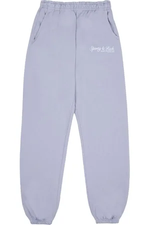 Sporty & Rich French cotton track pants