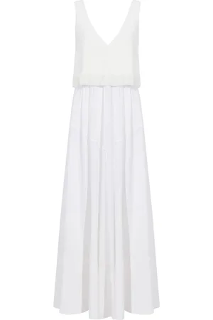 Proenza Schouler Lynda fringed layered maxi dress
