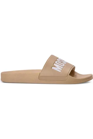 Moschino Logo-embossed moulded-footbed slides