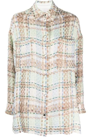 IRO Maryse tweed overshirt