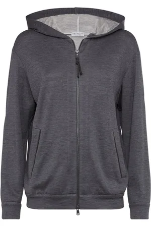 Brunello Cucinelli Zipped long-sleeve hoodie