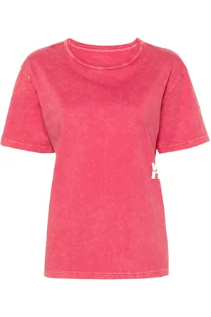 Alexander Wang Logo-print faded-effect T-shirt