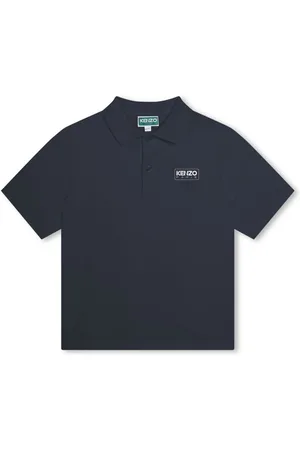 Kenzo Logo-print piqué-weave polo shirt