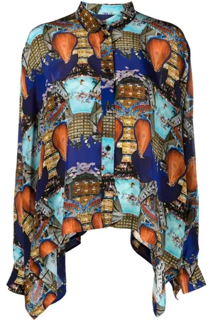 HENRIK VIBSKOV Square collage-print shirt