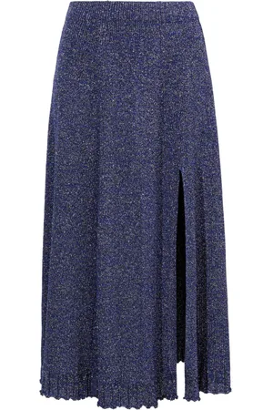 Proenza Schouler Lidia lurex-detail knitted skirt