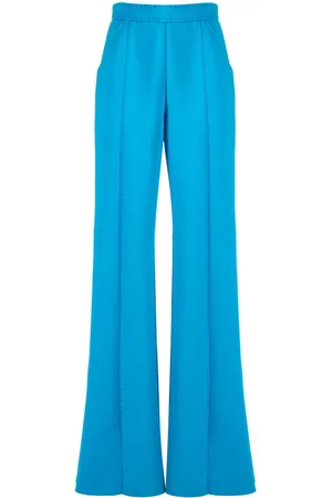 Cynthia Rowley Tonal-stitching wide-leg trousers