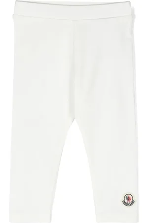 Moncler Logo-patch stretch-cotton leggings