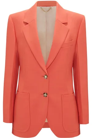 Victoria Beckham Patch-pocket single-breasted blazer
