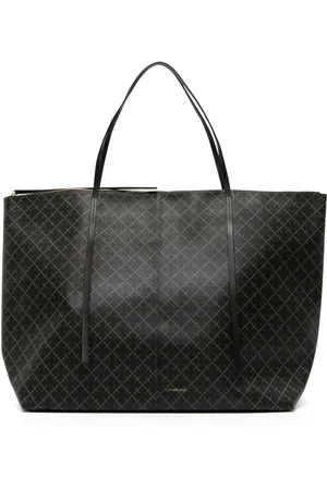 By Malene Birger Leesa monogram-print tote bag