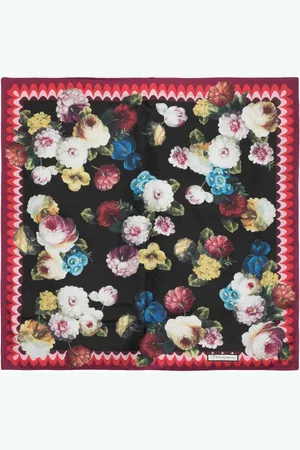 Dolce & Gabbana Floral-print silk scarf