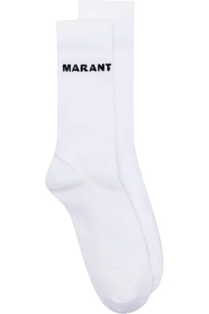 Isabel Marant Dawi intarsia-knit logo socks