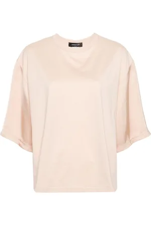Fabiana Filippi Satin-detailed cotton T-shirt
