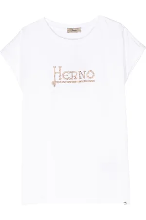 HERNO Studded-logo T-shirt