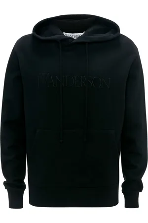 J.W.Anderson Logo-embroidered cotton hoodie