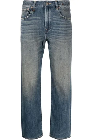 R13 Mid-rise boyfriend jeans