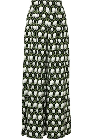 Agua by Agua Bendita Piñon Perla floral-print trousers