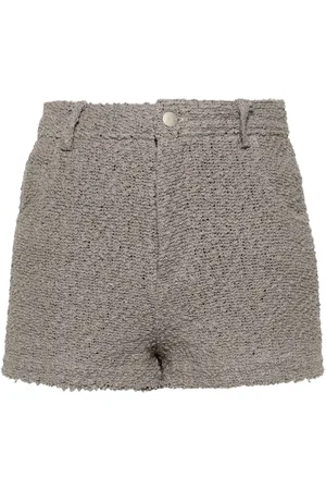 IRO Daphna high-waisted bouclé shorts