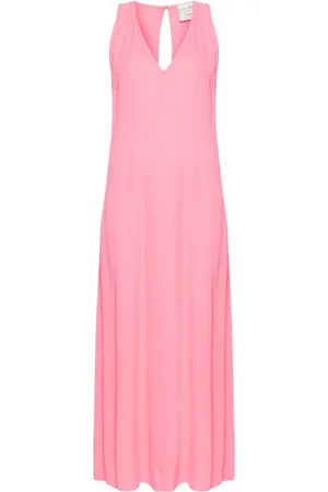 FORTE FORTE V-neck shift maxi dress