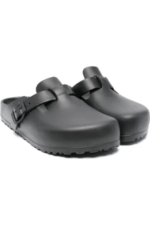 Birkenstock Boston faux-leather slippers