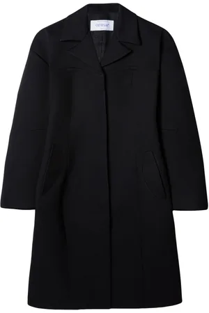 OFF-WHITE Round Techno Gab single-breasted coat