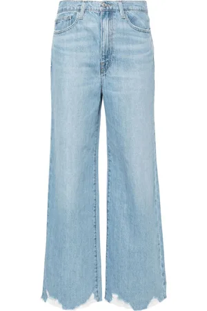 Frame Le Jane high-rise wide-leg jeans