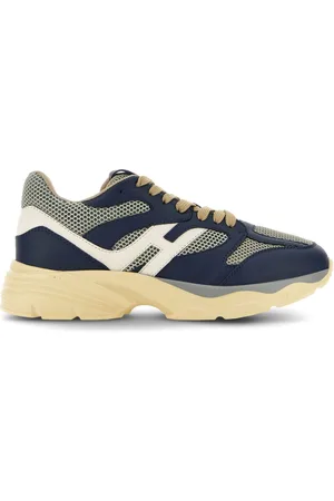 Hogan Panelled leather sneakers