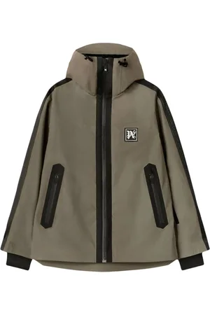 Palm Angels Reflective hooded ski jacket