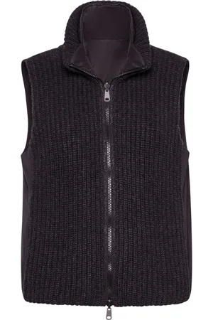 Brunello Cucinelli Reversible padded zip-up gilet