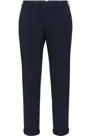 Brunello Cucinelli Mid-rise button-fastening chinos