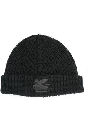 Etro Logo-embroidered wool beanie